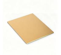 20 Pièces Plaques Laiton H62 Feuille Fine Métal 0.1-0.5mm Épais 10-30mm Taille Carré Métallique Pour Gravure CNC Bijoux DIY Découpe Estampage Soudure Artisanat Décoratif Modélisme(25 * 25 * 0.15mm)