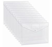 20 Pièces Pochette Plastique A4 Imperméable Porte Documents A4 Transparent