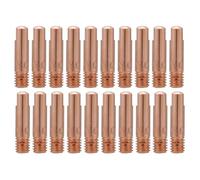 20 Pièces Pointe de en Cuivre pour Consommables de Torche de Soudage 15AK MIG/MAG 0,8/1,0 Mm, pour Torche de Soudage 15AK MIG, Pointe de de Torche de Soudage 24KD (0.8)