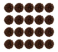 20 Pièces Pommes de Pin Décoratives Naturelles