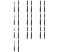20 Pièces pour Buses Bimétalliques QIDI Plus4, Retrait Rapide, Isolation Céramique, Buses de 0,4 mm, Résistance Aux Hautes Températures