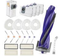 20 Pièces Pour Narwal Freo Z Ultra Kit D'Accessoires De Rechange Aspirateur Robot Avec 1 Brosses Principales 4 Vadrouille 6[BC1288]