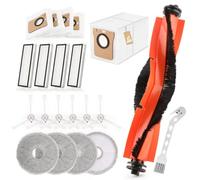 20 Pièces pour Xiaomi X20 Max /X20 Pro Kit D'accessoires de Rechange Aspirateur Robot avec 1 Brosses Principales, 4 Vadrouille,6 Brosses Latérales, 4 Filtres, 4 Sacs à Poussière