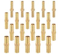 20 Pièces Raccord Durite Essence,Raccord De Tuyau Réduction Barbe En Laiton,Raccord De Tuyau De Carburant,Laiton Tuyau Barbelé Raccords,Pour Les Tubes De Trachée(6mm/8mm/10mm/12mm)