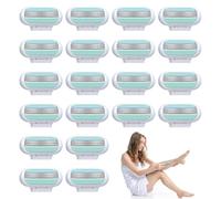 20 Pièces Recharge de Lames pour Femme, Lames Venus, 3 Lames avec Bande Lubrifiante Compatibles Venus Manches, Rasage Précis et Doux, Idéales pour Peaux Sensibles, Peau Lisse et Protégée