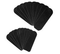 20 Pièces Recharges pour Limes à Pieds, Papier Abrasif Noir | Accessoires Légers et Faciles à Transporter, Résistants à Déformation, pour Pieds, Format Pratique