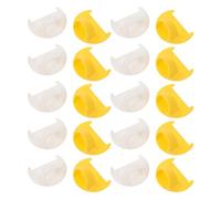 20 Pièces Règle de Couture Plastique Guide Pouce 3mm 4mm | Outil Portable pour Couturières et Amateurs, Contrôle Précis des Bords, Finition Lisse