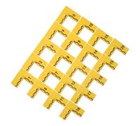 20 Pièces Règle de Marqueur -légal Jaune en L Échelle Intégrée | Plastique Léger, Résistant aux Intempéries, Facile à Poser et Transporter, pour Analyses D'accident et Documentation