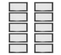 20 Pièces Règle L en L, Mesure Précise pour Scène de crime | PVC Noir Mat, Graduations Micro-Calibrées, Bord Droit, Double Angle, Format Portable, Photographie de Gros Plan, sans Reflets
