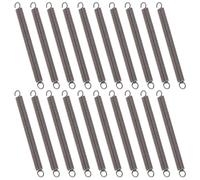 20 Pièces Ressorts de Tension à Crochets en Acier Inoxydable Noir | Kit Réutilisable, Forte Résistance, pour Maintenance de Portail et Réparations Domestiques, Usage Bureau