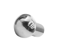 20 pièces Rivets à tête ronde en acier inoxydable, M8x 12mm de longueur, Rivets à tête de brasero solides, attaches marines pour métal, bois et plastique