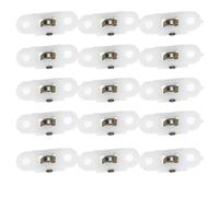 20 Pièces Roulette pour Porte de Placard Roue, Métal Nylon Blanc | Petit Format Souple, Installation Rapide, pour Réparation Meuble et Usage DIY Domestique, Stabilité Renforcée