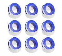 20 Pièces Ruban Ptfe pour Plombiers 12mm X 0, 075mm X 10m Blanc