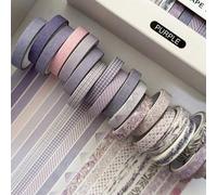 20 pièces Rubans Washi fins ensemble 7 mm * 3 m motifs multi-modèles bandes de papier adhésif, autocollants de décoration cadeau, ruban de registre manuscrit, ruban de papier rétro, ruban de registre