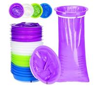 20 Pièces Sac Vomissement Voiture, 1000ml Sac de Vomissement, Sacs à Vomi, Haute Densité Étanche avec Bouton-Pression, Pour Voiture, Voyage, Femmes Enceintes Urgences Enfant Adulte