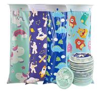 20 Pièces Sac Vomitoire De Vomissement, Sac de Vomissement 1000ml avec Bouton-Pression, Sac à Vomi Voiture, Voyage, Femmes Enceintes Urgences Malades Enfant Adulte