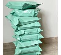 20 pièces Sacs d'emballage épais et imperméables de couleur unie, pochettes polyvalentes simples convenant pour l'école, le bureau, l'expédition et l'envoi postal 25*35cm,28*42cm,32*45cm,38*52cm,35*45