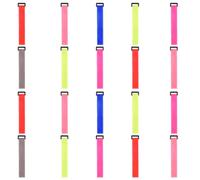20 Pièces Sangle de Fixation Boucle Nylon Réglable Boucle Nylon | Anti Glissement, pour Lier Plusieurs Tiges Ensemble, Plastique et Nylon, Usage Extérieur, Lot Pratique Couleur Aléatoire