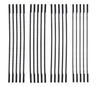 20 Pieces Scroll Saw Blades,10/15/18/24 Teeth Scroll Saw Accessories Steel,Carbon Steel Saw Blades for Wood,Plastic,Foam,Soft Metals