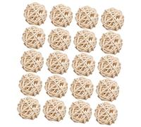 20 Pièces Sepak Takraw Boule Diffuseur De Parfum Diffuseurs D'huile De Roseau Boules Décoratives De Mariage en Osier s Dosier De Vigne Orbe Rotin Table à Manger