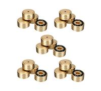 20 Pièces Séries 40X20mm Aluminium HIFI AMP Haut-Parleur Support D'Isolement Platine Vinyle DAC Coussinet de Pieds (Or)