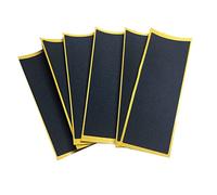 20 PièCes SéRies/Lot Noir Touche Pont Uncut Bande Autocollants Noir Mousse Grip Bande Autocollants 38Mm X 110Mm