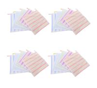 20 Pièces Serviette Démaquillante en Coton, Carrée, Réutilisable | Séchage Rapide, Remplace les Lingettes Jetables, Organisation par Couleur, Usage Spa et Bain