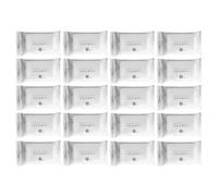 20 Pièces Serviettes Compressées Épaisses en Coton pour Voyage | Blanc, Format Portable pour Randonnée et Sport, Activation Rapide en Quelques Secondes