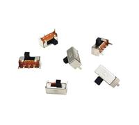 20 pièces SK-12F14G4 2 positions 1P2T PCB panneau Angle horizontal coulissant interrupteur à bascule(SK-12F14G6)