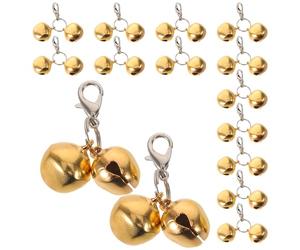 20 Pièces Sonnette D'alarme pour Canne à Pêche à Fixation Rapide | Fer, Fixation Stable par Pince, Résistance aux Faux Signaux, pour Pêche Nocturne et Extérieure