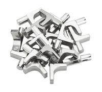 20 pièces SOTECH Taquets d'étagère K-Line pour Trou de Ø 5 mm Aspect inox Taquets d'étagère Taquets d'étagère à enfoncer