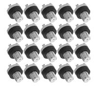 20 Pièces Soupape de Ventilation en Aluminium pour Fût D', Bouchon à Vis | Filetage Précis, Installation sans Outil, Joint Inclus, Légère et Solide, pour Orifices de Fûts Industriels, Garages