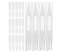 20 Pièces Stylo Huile Cuticules Vide 5ml en PP | Mécanisme Rotatif, Préservation Fraîcheur, Format 5ml, pour Salons, Manucure, et Remplissage
