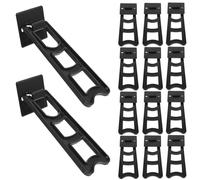 20 Pièces Support de Chevalet pour Cadre Photo Noir en Plastique | Dos de Chevalet Simple, pour Bureau ou Toute Pièce, Maintien Solide et Présentation Nette des Photos