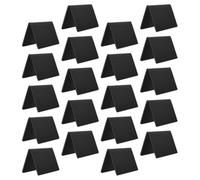 20 Pièces Tableau Mémo en Acrylique Noir pour Messages et Dessins | Panneau de Restaurant, Style Simple et Élégant, pour Laisser Notes, Afficher Annonces, faire Enseignes