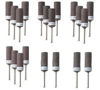 20 Pièces Tambours de Ponçage pour Outil Rotatif Dremel, 180/240/400/600/800/1000 Manchons de Ponçage avec Tige de 3 mm, pou