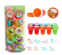 20 pièces - Tampons de dinosaures, cadeaux de fête, récompenses en classe, fourre-tout de sac cadeau, tampon pour devoirs d'enseignant, cadeaux de baby shower 10 pièces/1 ensemble,20 pièces/2 ensemble