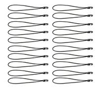 20 Pièces Tendeurs Elastique avec Crochets 10 cm Noir Tendeur Bache Sandow avec Crochet Tendeur Elastique pour Tentes Bannières Pavillon Camping Jardin Fixation Rapide et Solide