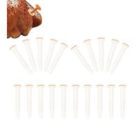 20 Pièces Thermomètre à Volaille, Minuterie Pop-up de Dinde Compteur de Température Jetable de Poulet Rôti Thermomètre De Cuisson pour la Cuisson de Viande de Boeuf de Poulet minuterie de volaille