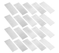 20 Pièces Tige D’anode en Zinc Pur et Galvanoplastie | Surface Plate et Propre, Courant Régulier, Découpe Pratique, Adaptée aux Laboratoires D’électrochimie, Étudiants