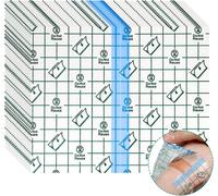 20 Pieces Transparent Waterproof Bandage Medical Adhesive Bandag,12 X 15 Cm Film Dressing,Stretch Adhesive Bandage,Waterproof Bandage For Sports,Showers,Protect Tattoos