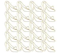 20 Pièces Trombone En Forme De Haut 30x24mm Trombones En Métal Signets Pinces Page Pour Document Carte Note Organisation Photo Accessoires Bureau À La Mode Pour Les Étudiants