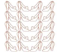 20 pièces trombones en forme de haut trombone en métal coloré clip organisateur de documents pour document journal scrapbooking clips en acier inoxydable pour le bureau