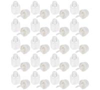 20 Pièces Tube de Gloss à Lèvres Mini Bouteille Diy, Plastique | Contenant Léger et Bien Fermé, Usage Cosmétique Créatif au Bureau, Format Compact pour Rangement et Transport