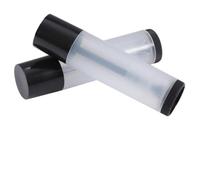 20 Pièces Tube de Rouge à Lèvres 5G en Plastique Noir | Léger et Lavable, Format Pratique pour Voyages D'affaires, Glisse Facilement une Trousse Cosmétique