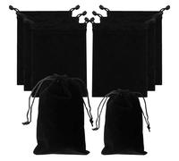 20 Pièces Velours Cordon Cadeau Sac, Bijoux Pochettes, Sac en Velours pour Bijoux, Cosmétiques, Pièces de Monnaie, Artisanat, Pochon pour Faveur de Mariage Bijoux