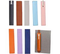 20 Pieces Velvet Pen Pouch Velvet Drawstring Pen Bag Single Pencil Holder For Student Gift Cover, Black, Dark Blue, Orange, Grey, Brown, Sky Blue, Pink, Purple, Pencil Case