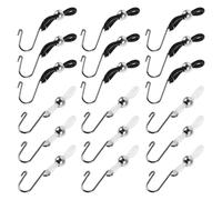 20 Pièces Verrou de Fermeture Éclair Discret Léger | Accessoire Réutilisable pour Commuter et Voyageurs, Réparation Rapide en Déplacement, Adapté aux Vêtements Quotidiens