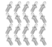 20 Pièces Vis de Tambour de Percussion M6x10mm pour Musiciens