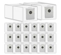 (20 pièces) X9 PRO Omni sacs d'aspirateur de rechange pour robot ECOVACS DEEBOT X8 Pro OMNI, T50 PRO Omni, X8 Omni, T80 Omni, X9 Pro Omni, couche filtrante à charbon actif, sacs jetables